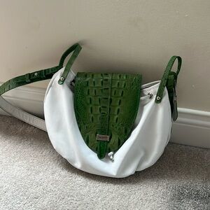 ISANTI Vintage Crocodile Genuine Leather Crossbody